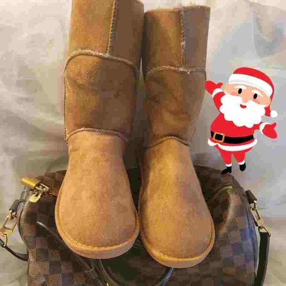 🖤 Brand New Women's Tan Arnina Cozy Faux Fur Winter Boots Size 6-9 - Picture 2 of 16